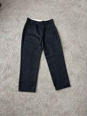 Dickies Black Relaxed Tapered Work Trousers